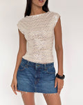 Nova Top in Sequin Neutral