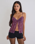 Nukara Butterfly Top in Regal Paisley Purple