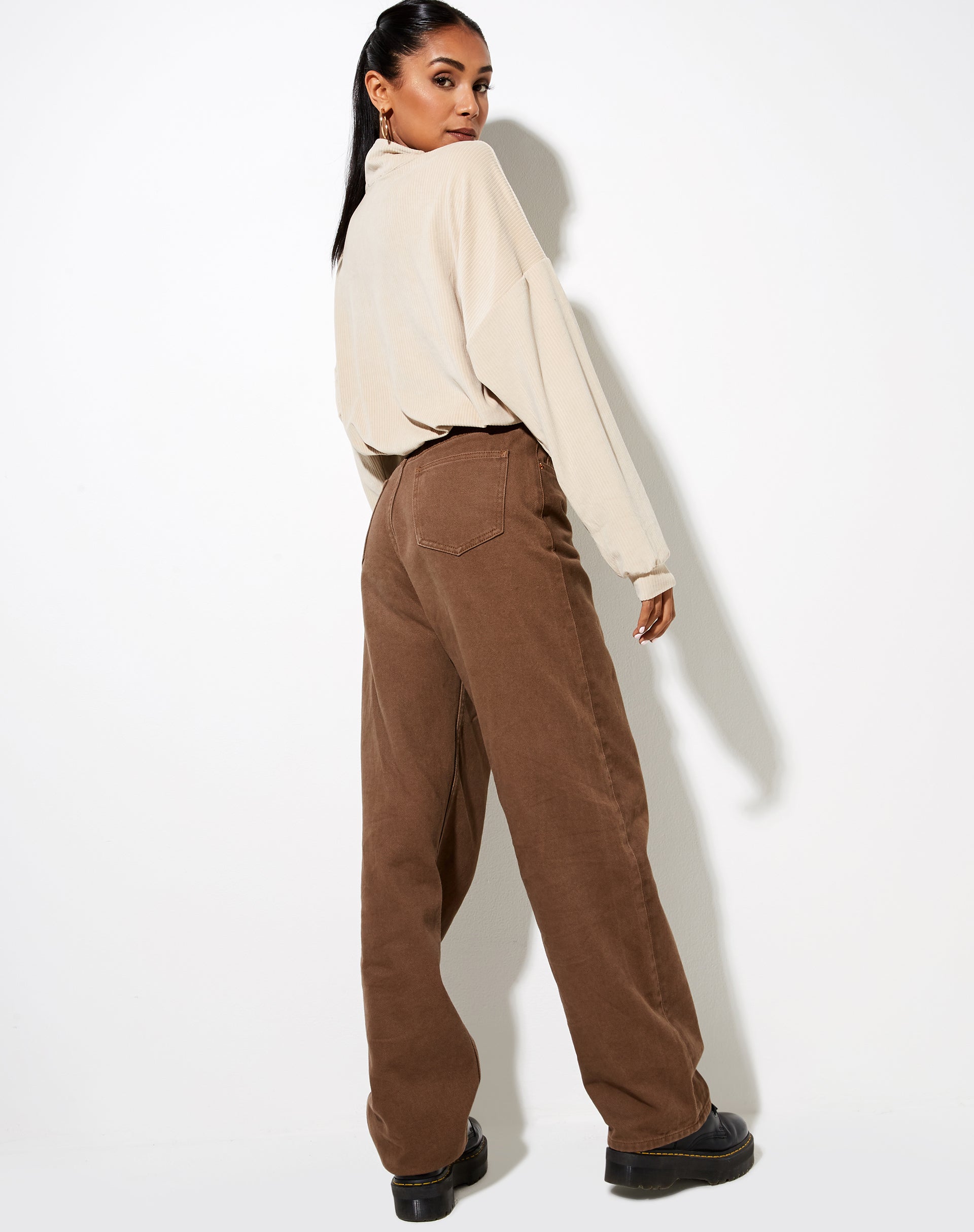 Olini Jumper in Neutral Beige 'Saint' Embro