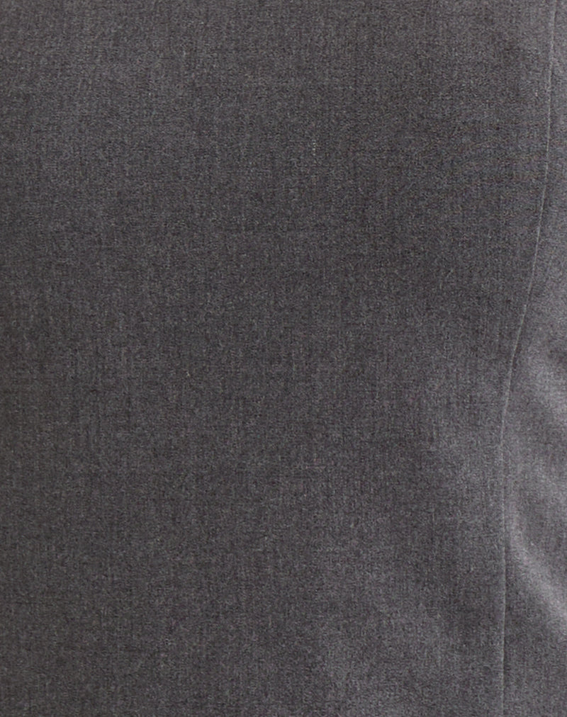 Omaya Tailoring Corset Top in Charcoal