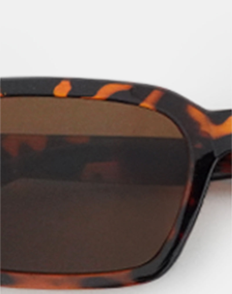 Ortez Sunglasses in Opaque Tortoise Shell