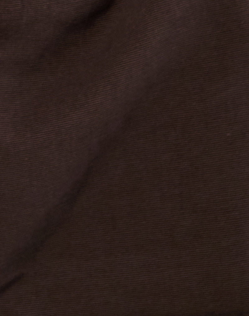 Oru Shoulder Bag in Brown with Eyelets