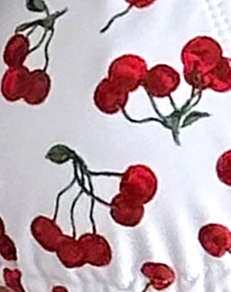 Pami Bikini Top in Cherries