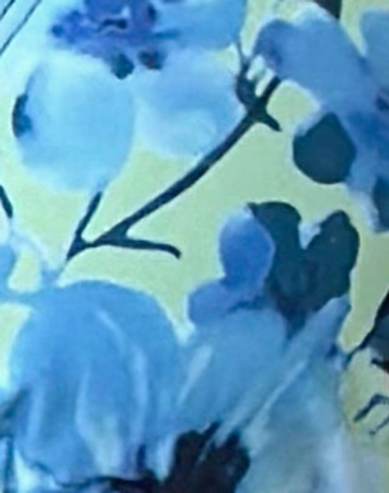 Pami Bikini Top in Blue Flower