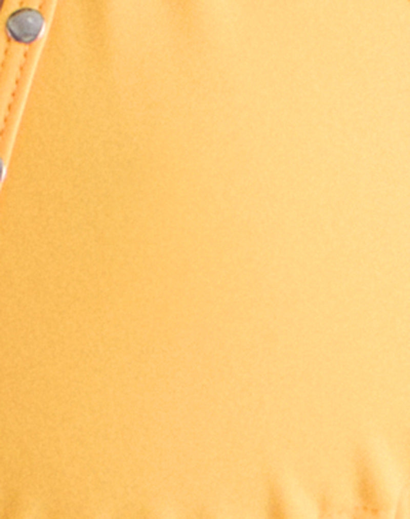 Pami Bikini Top In Light Orange with Studs