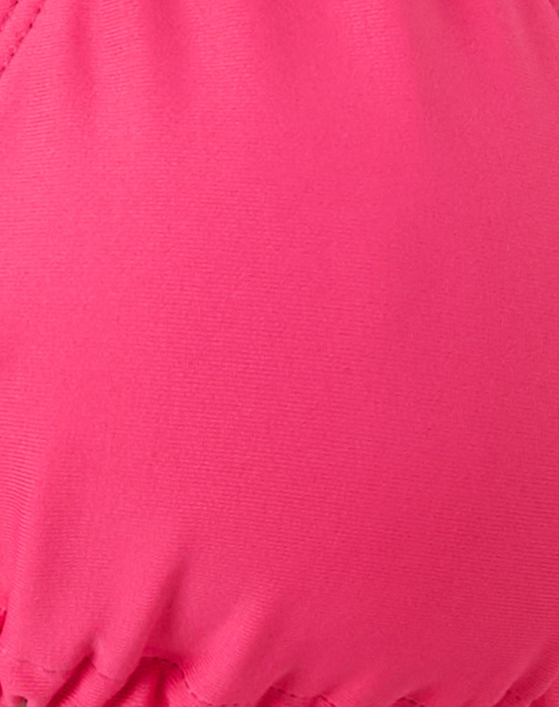 Pami Bikini Top in Pink with Beads