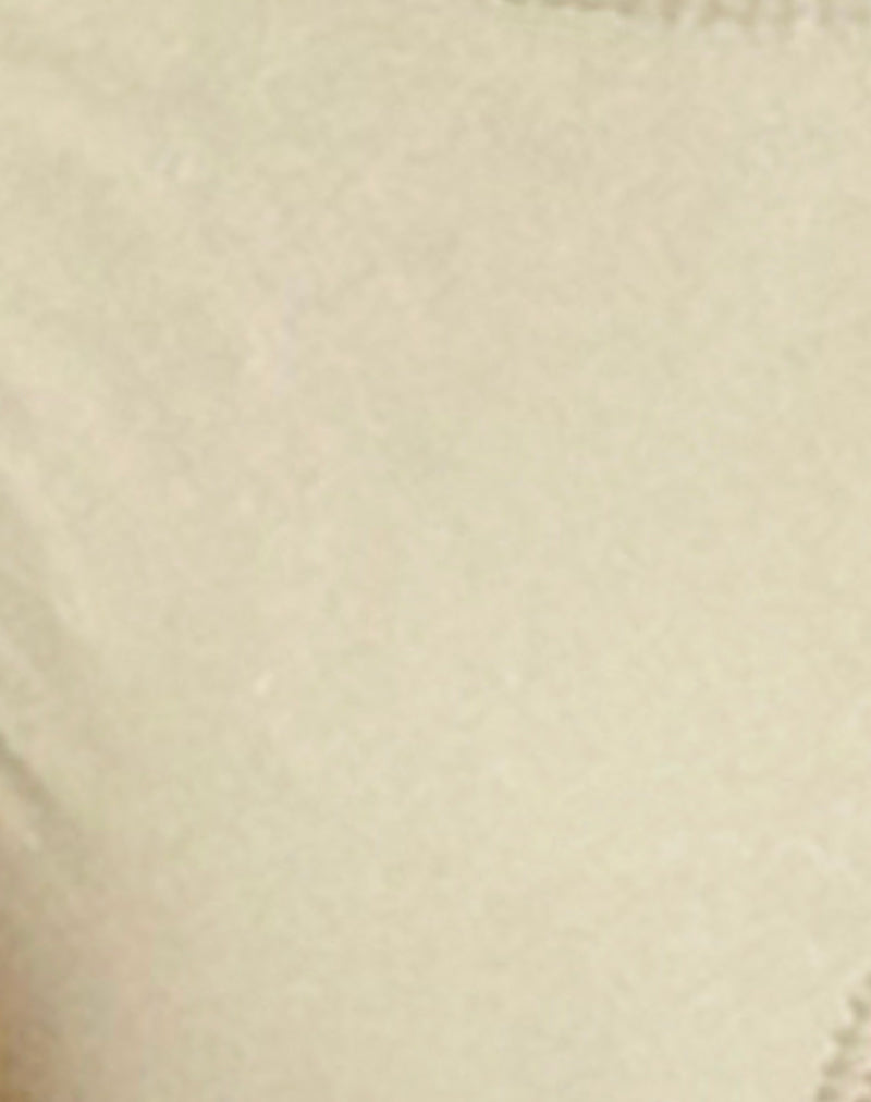 Lentra Bikini Bottom in Nude with Beads