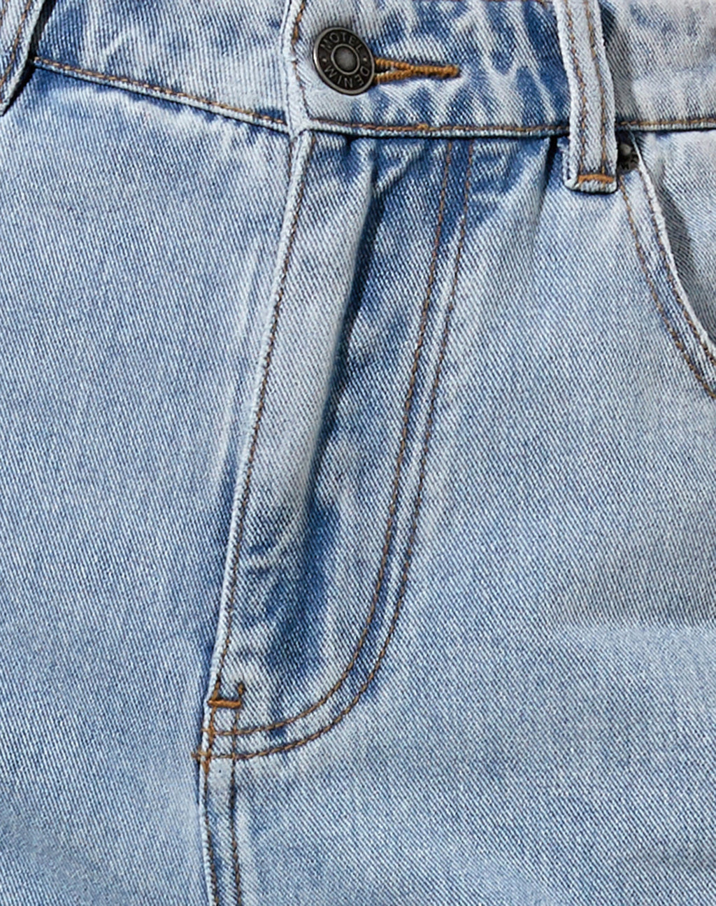 Bum Rips Parallel Jean in Tonal Light Wash