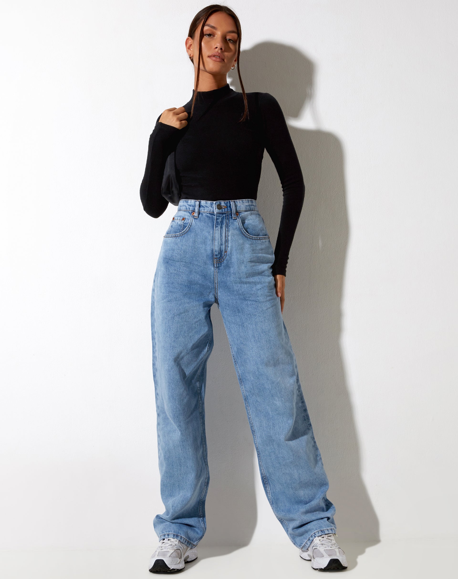 Parallel Jeans in Tonal Light Wash Blue