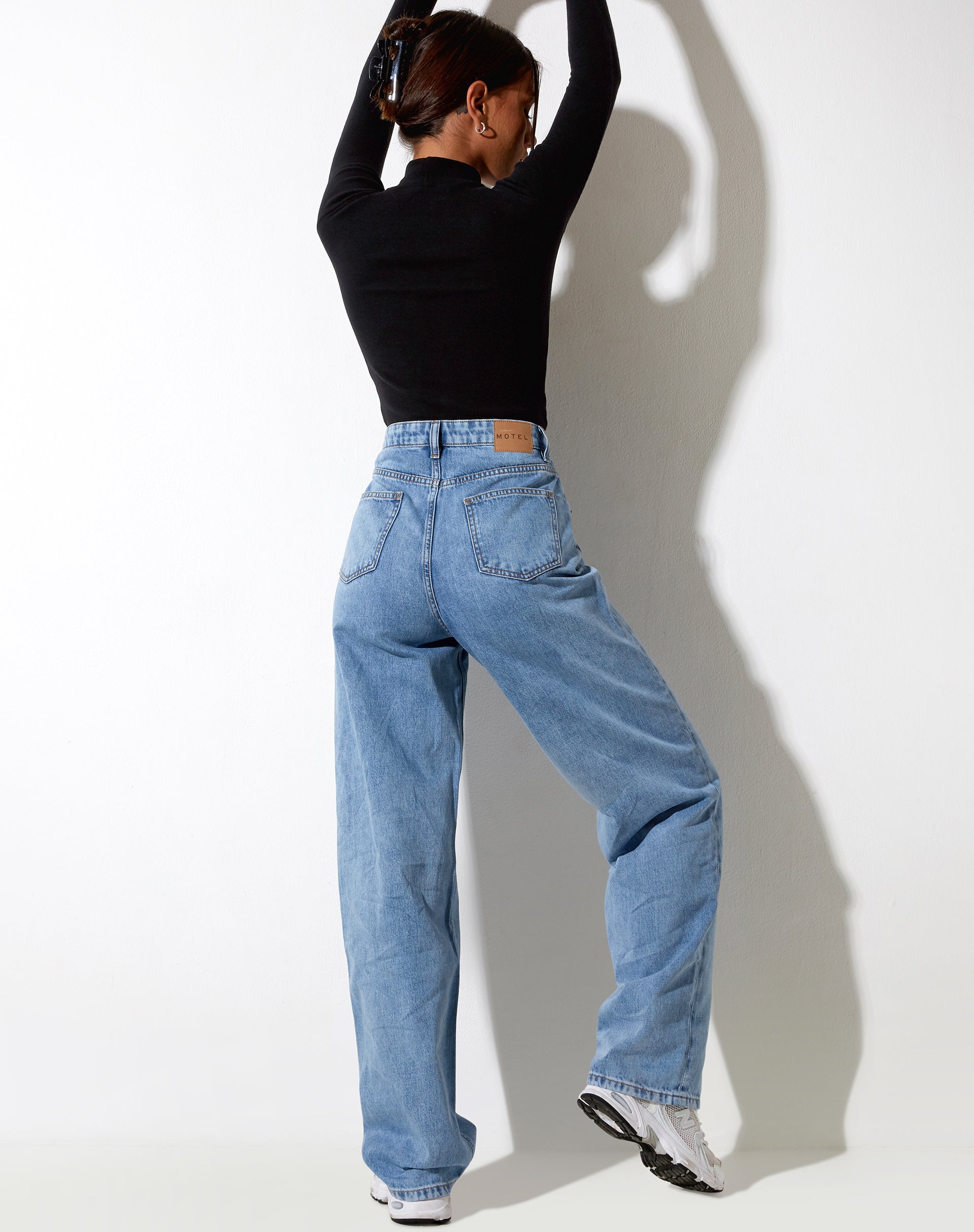 Parallel Jeans in Tonal Light Wash Blue
