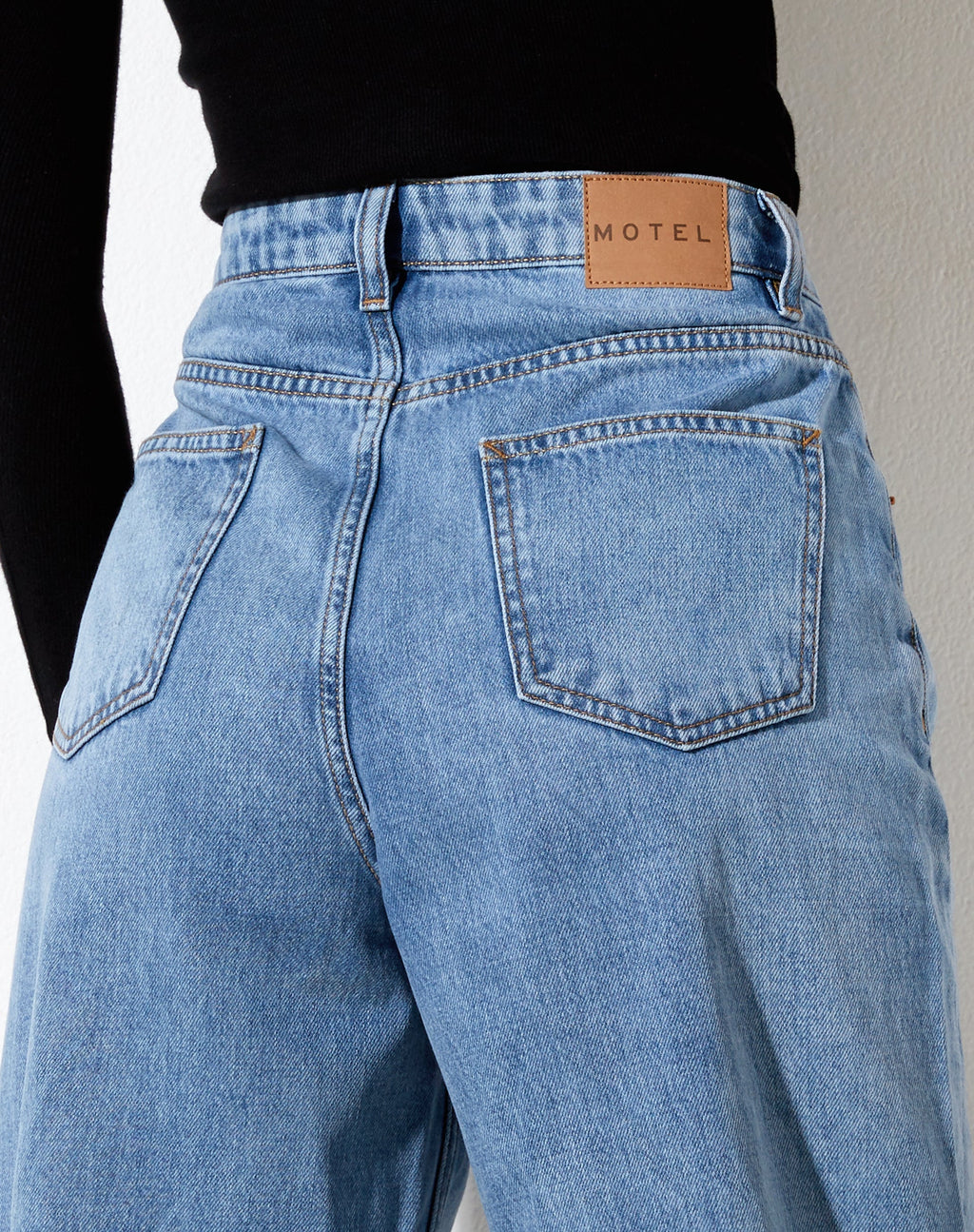 Parallel Jeans in Tonal Light Wash Blue