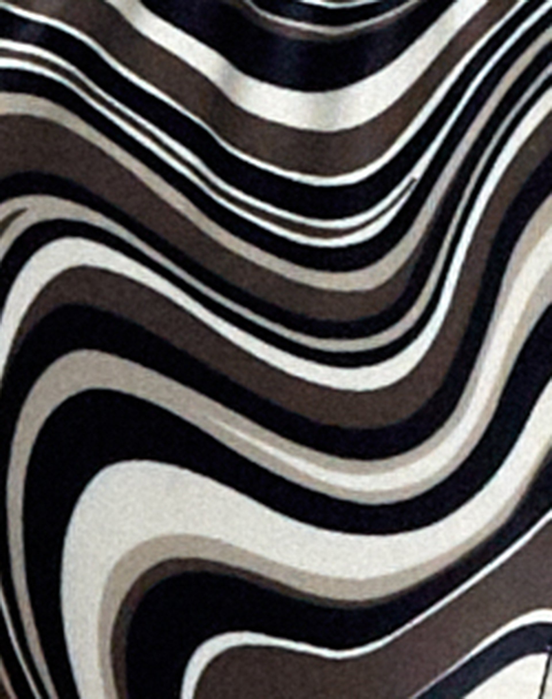 Parmia Bikini Top in 70's Ripple Brown