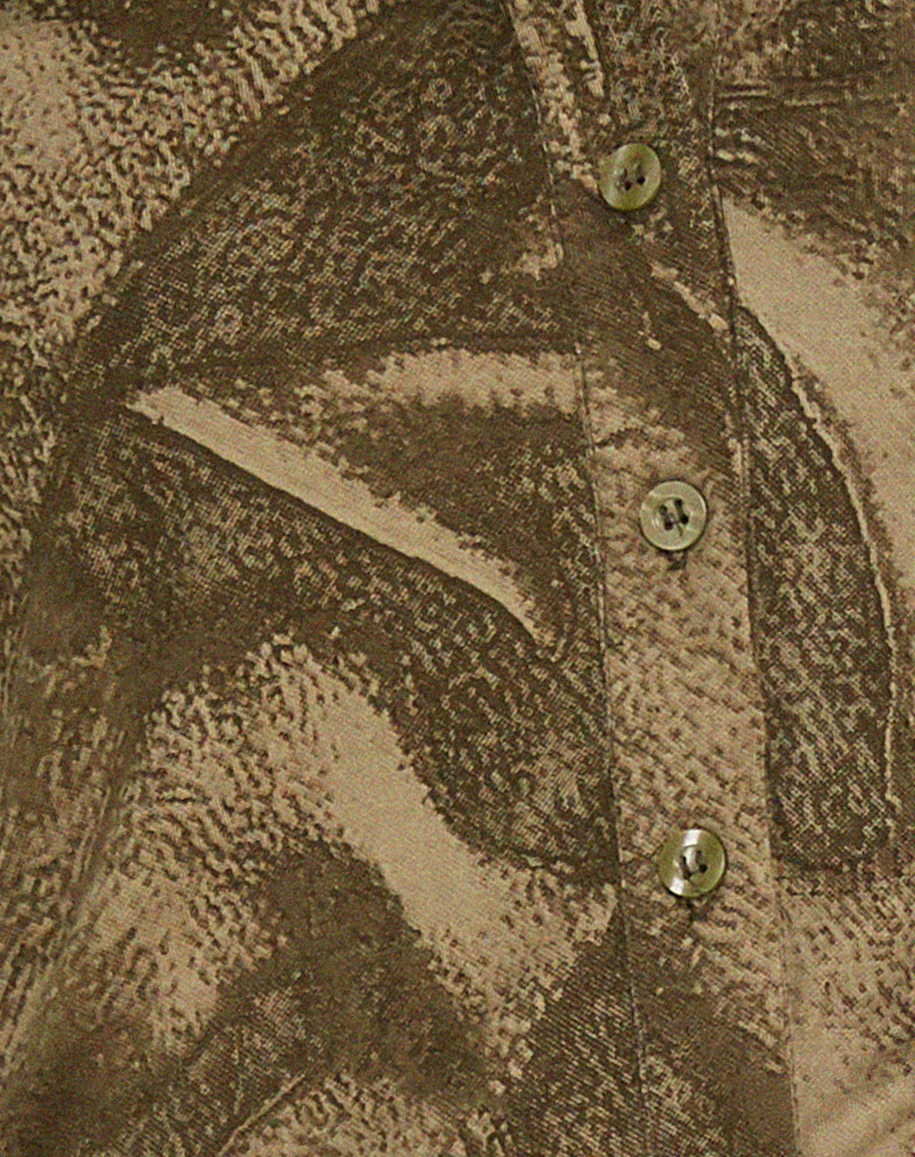 Phole Button Up Shirt in Dystopian Crease Khaki