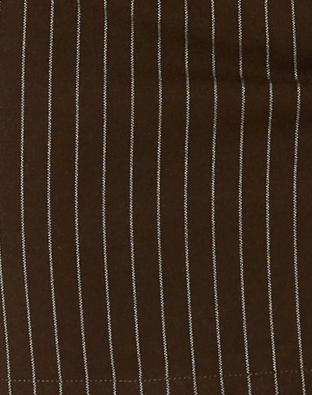 Pita Mini Skirt in Pinstripe Brown
