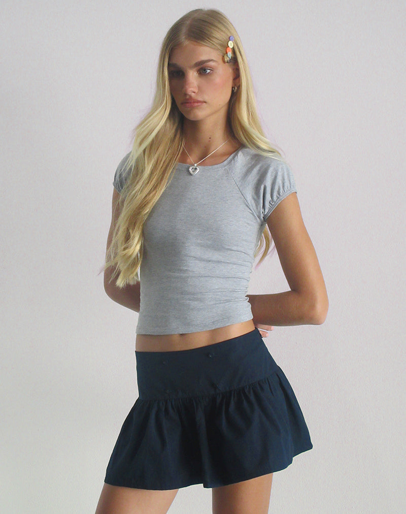 Rafta Skirt in Dark Navy