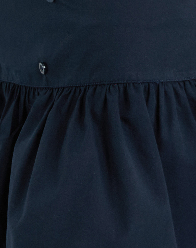 Rafta Skirt in Dark Navy