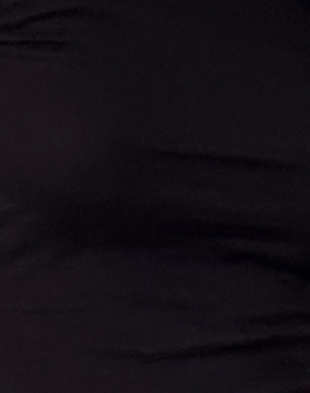 Ralda Curved Hem Top in Cotton Hemp Black