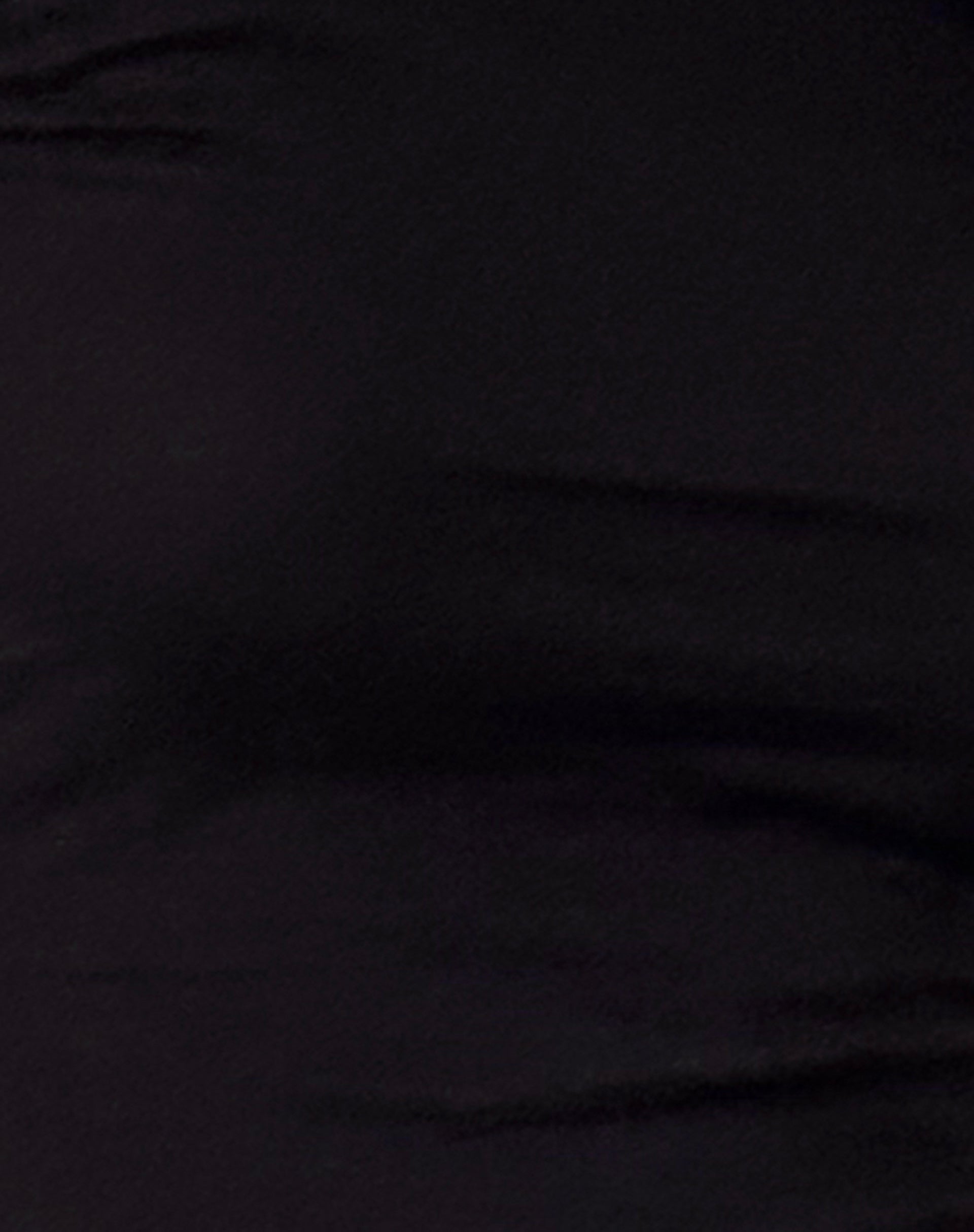 Ralda Curved Hem Top in Cotton Hemp Black