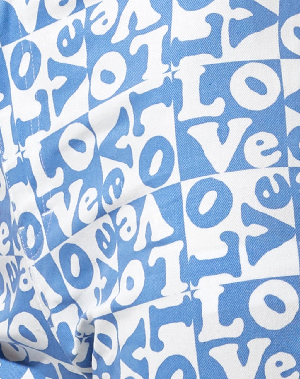 Smith Short Sleeve Shirt in Love Checker Blue