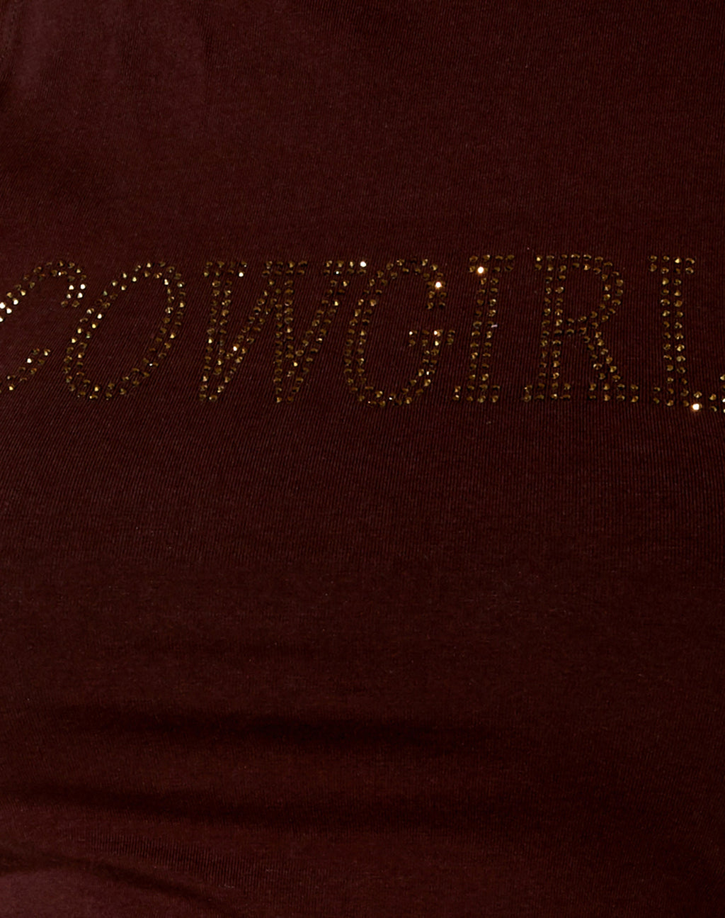 Raze Vest Top in Brown 'Cowgirl' Hotfix