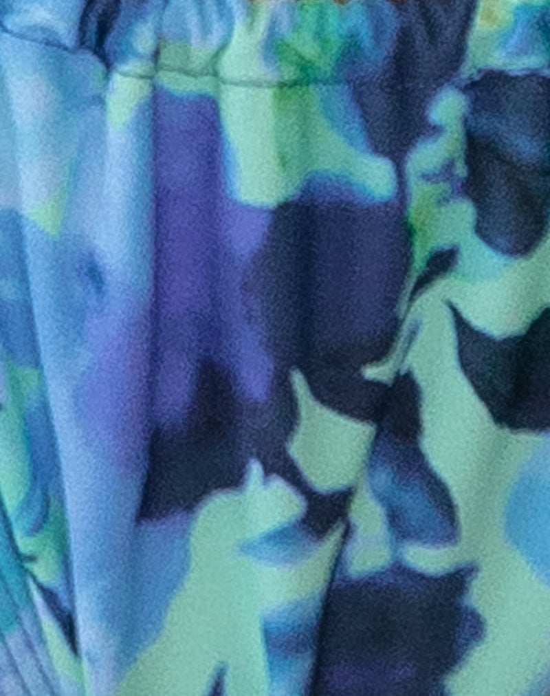 Leyna Bikini Bottom in Blue Flower