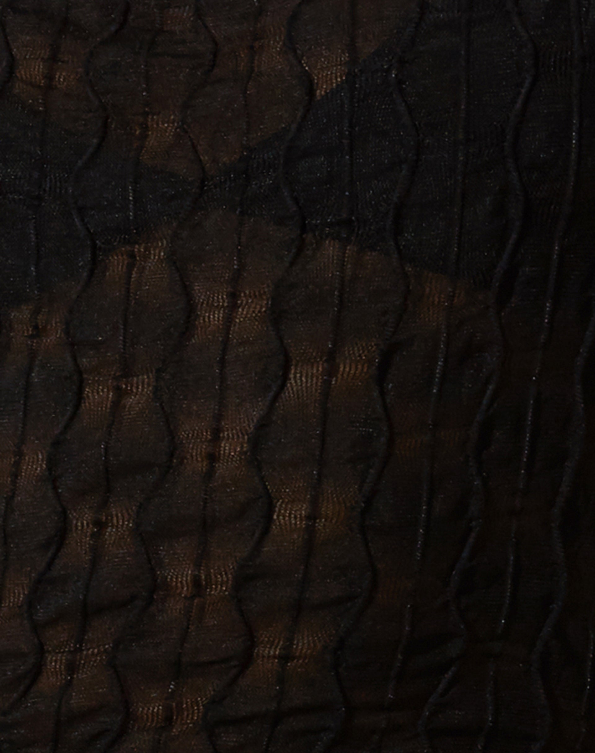 Rimbi Vest Top in Stripe Mesh Black