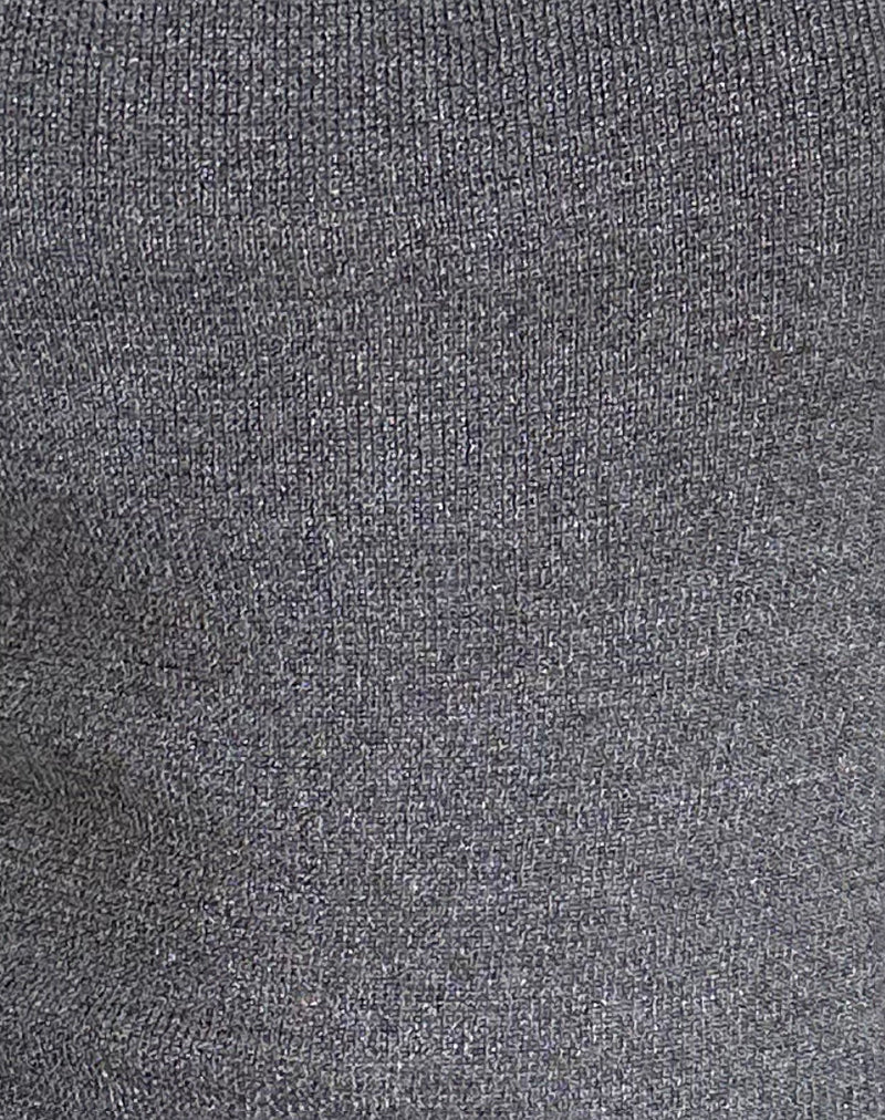 Riona Vest Top in Dark Grey