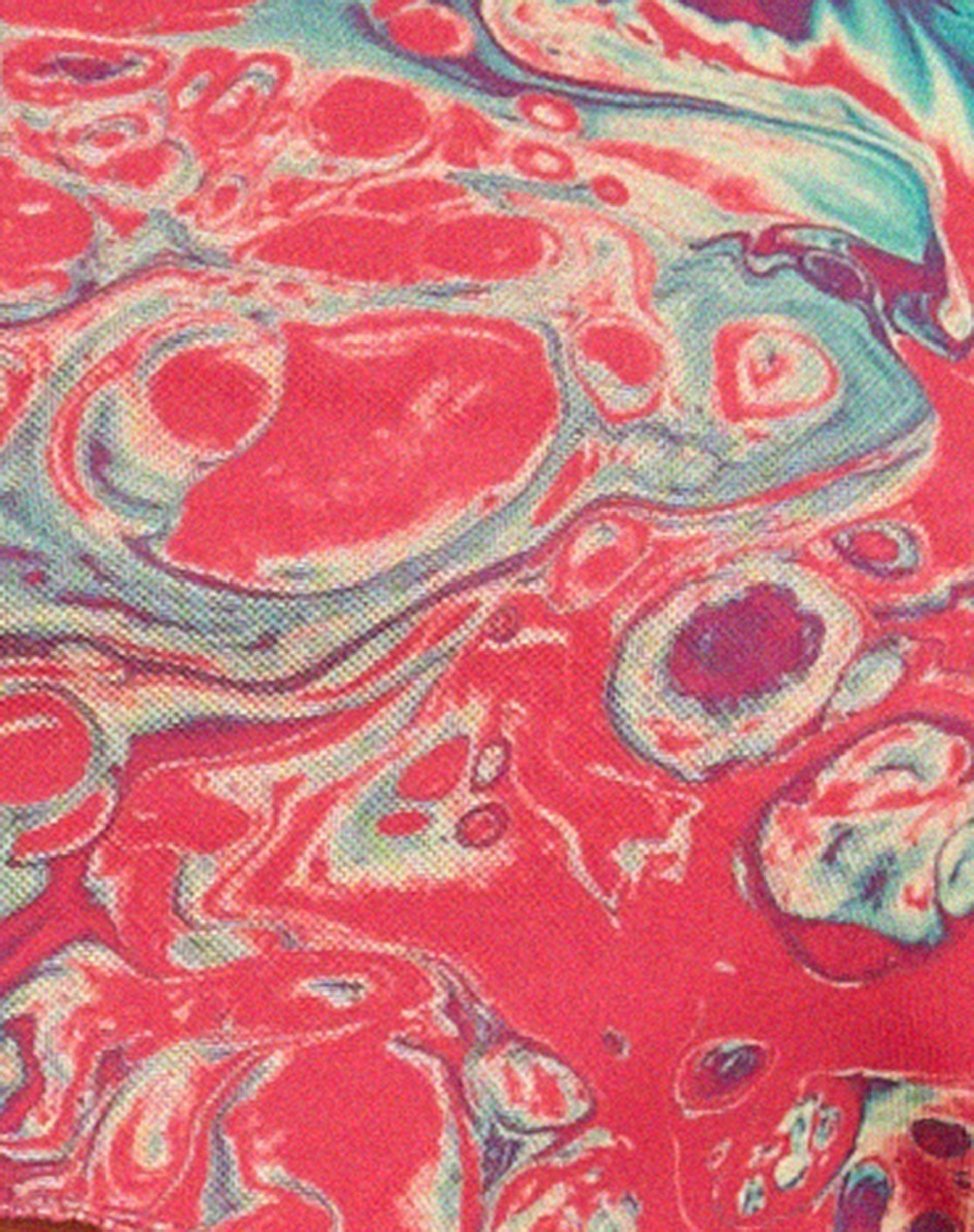 Romla Cutout Top in Festival Print