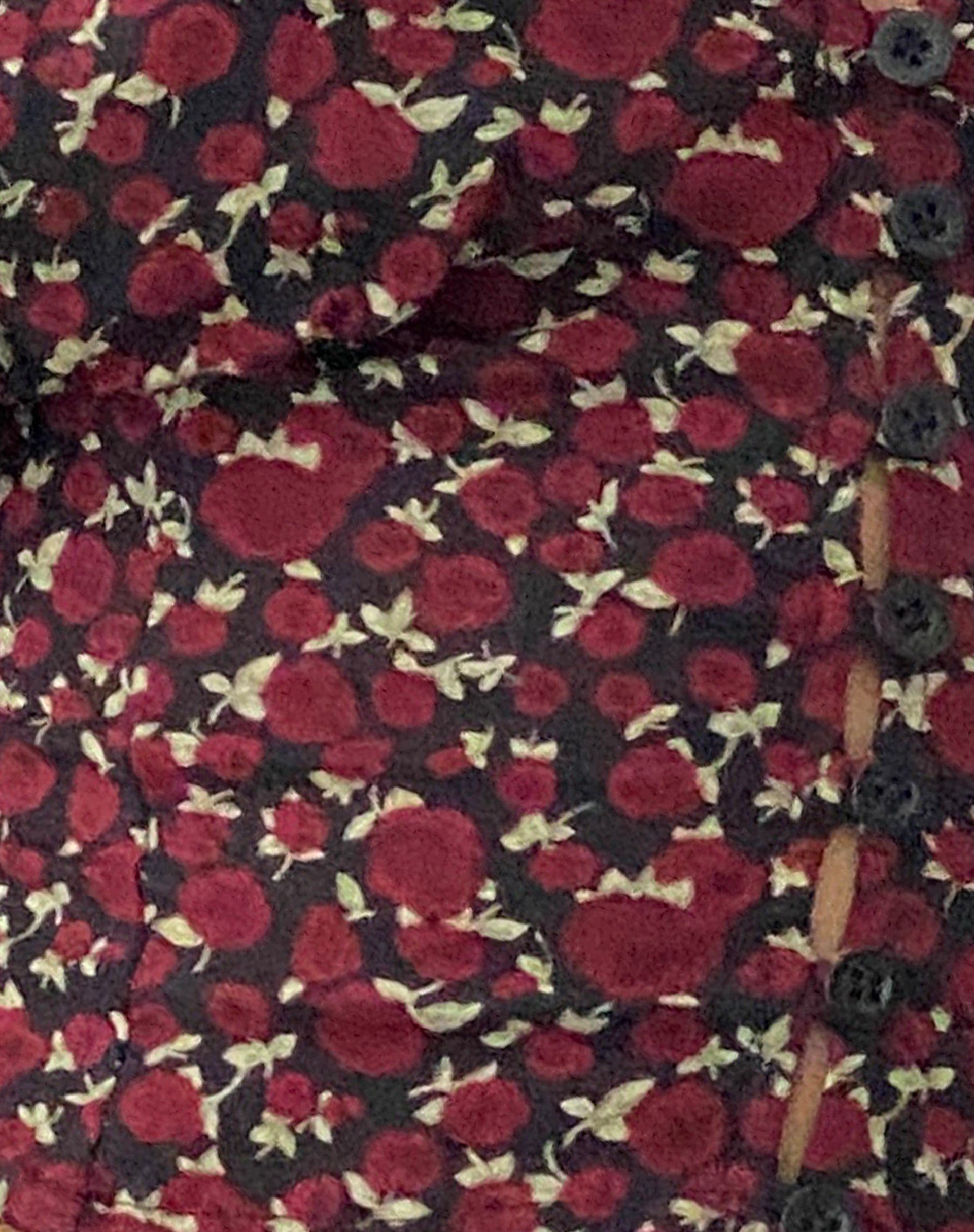 Rosani Long Sleeve Top in Dark Rhoslyn Ditsy Print