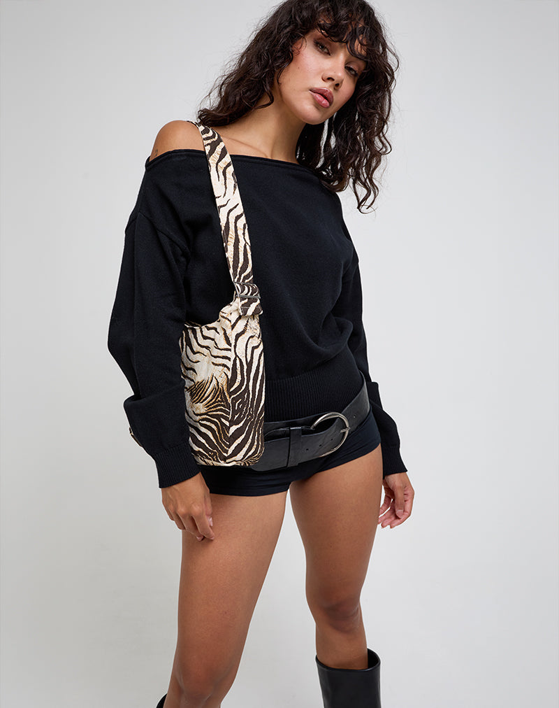 Roscoe Bag with Large Wild Animal Print