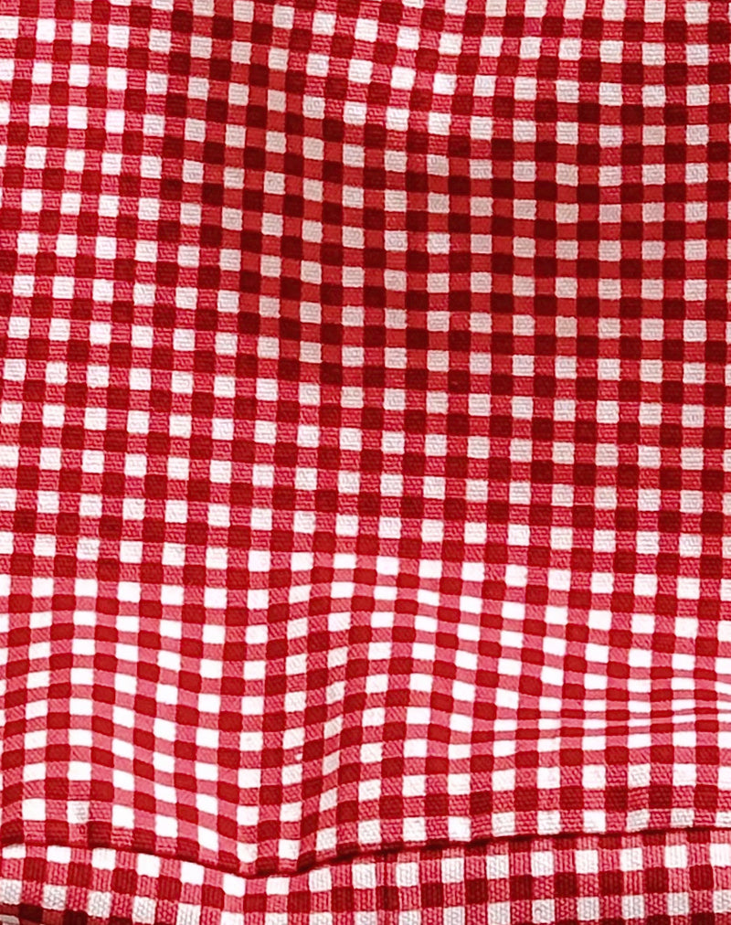 Roscoe Bag in Red Gingham