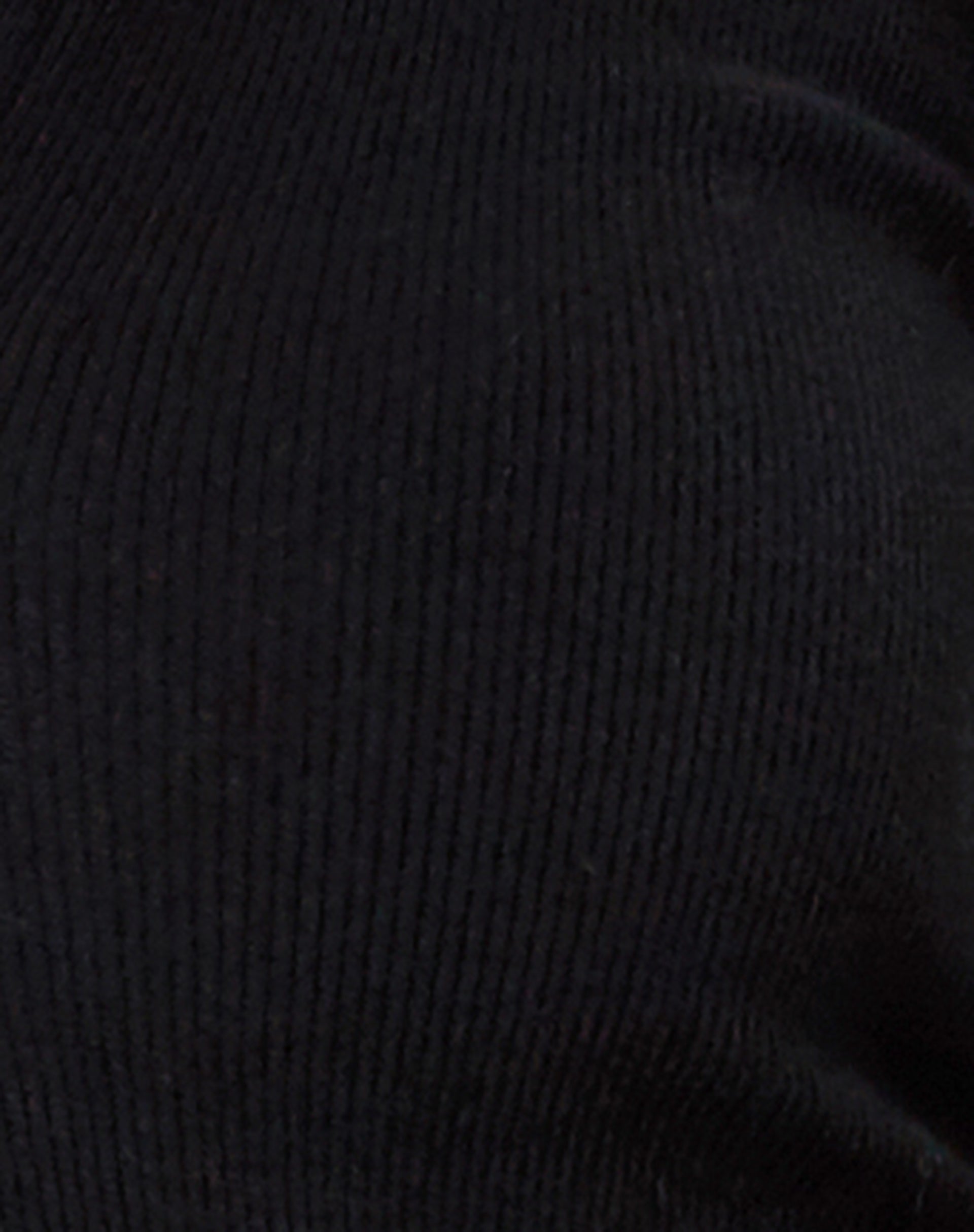 Ryals Long Sleeve Top in Rib Black