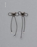 Sadie Bow Earrings in Silver