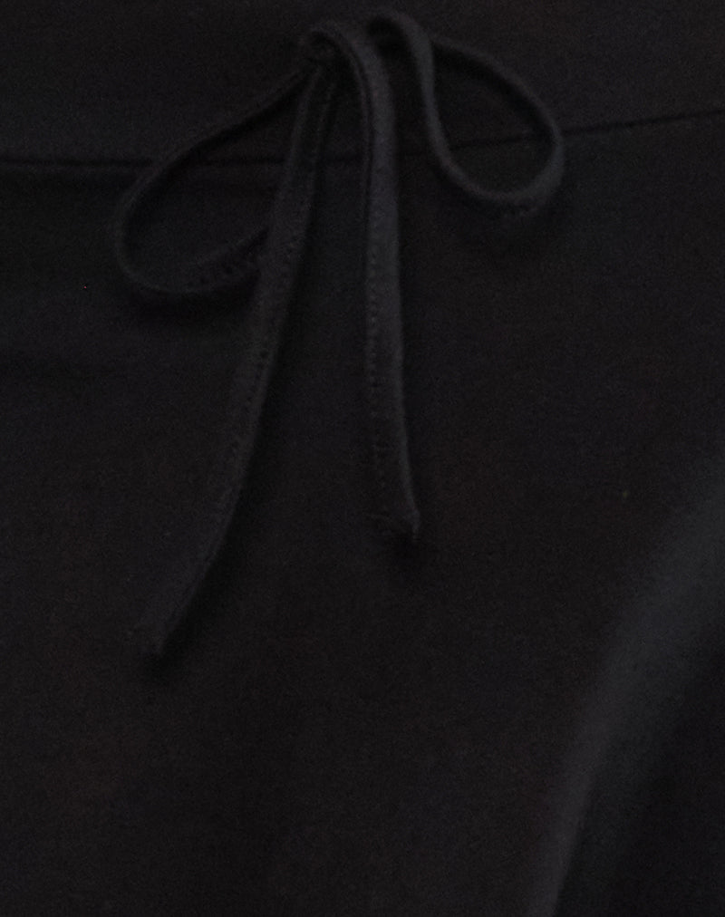 Saeko Micro Skort in Black