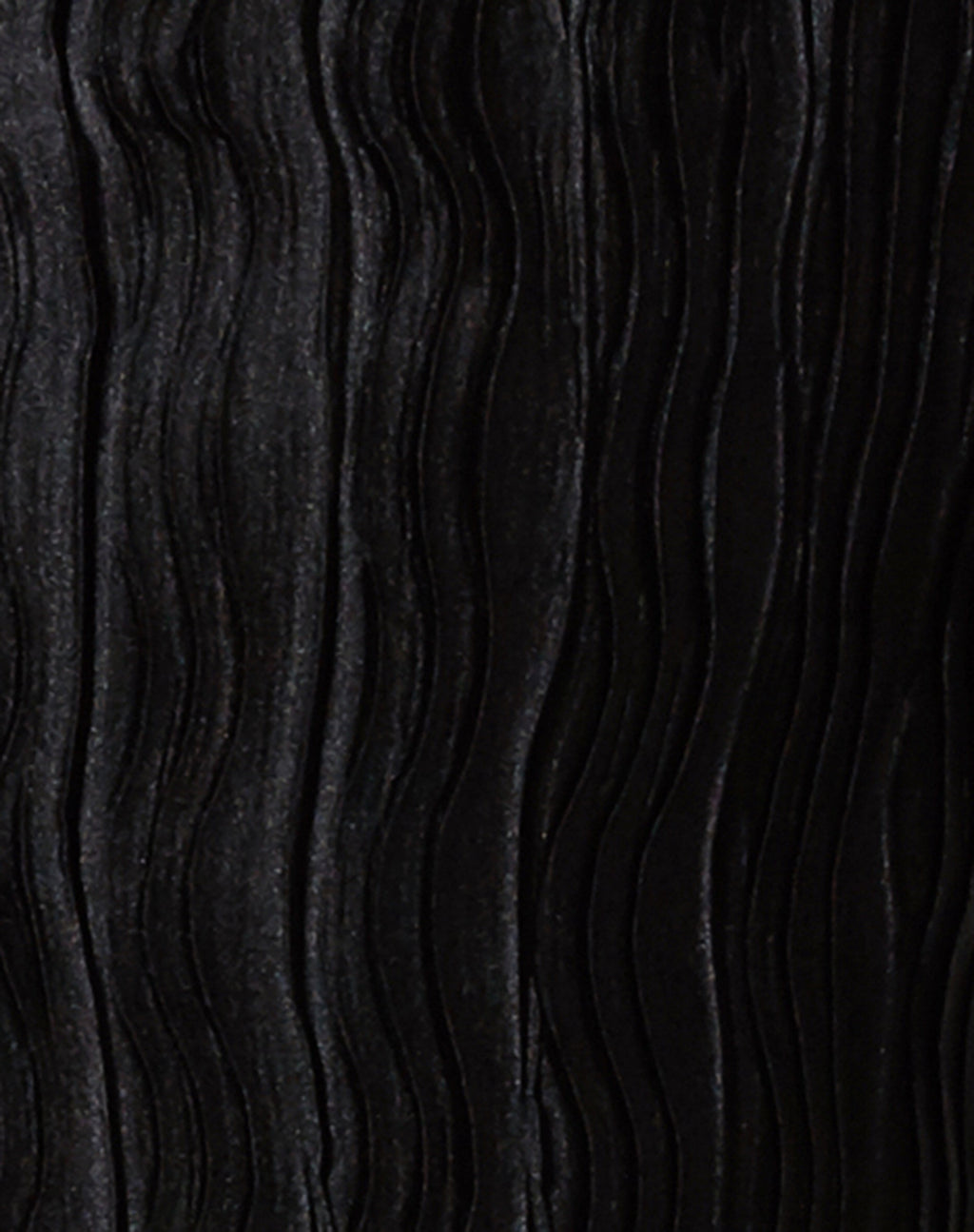 Sagira Long Sleeve Top in Crinkle Black