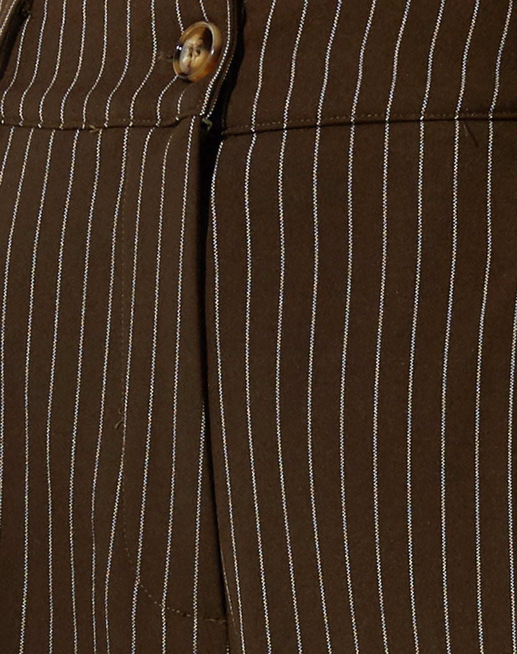 Sakila Trouser in Pinstripe Brown