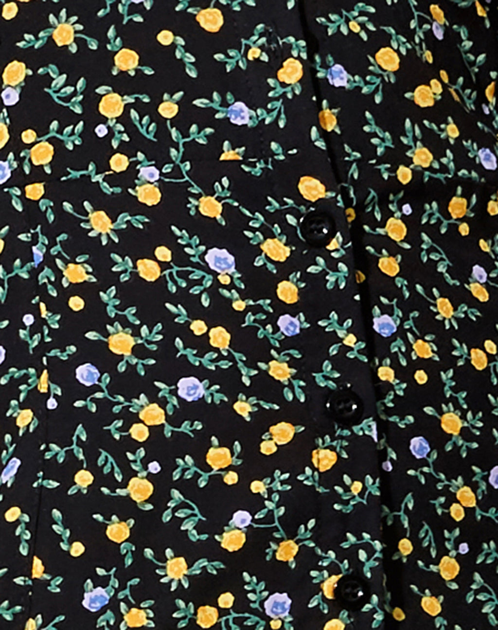 Salara Midi Dress in Flowing Flower Black