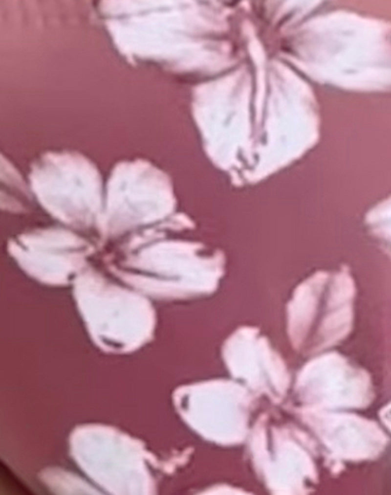 Farida Bikini Bottom Hibiscus Floral