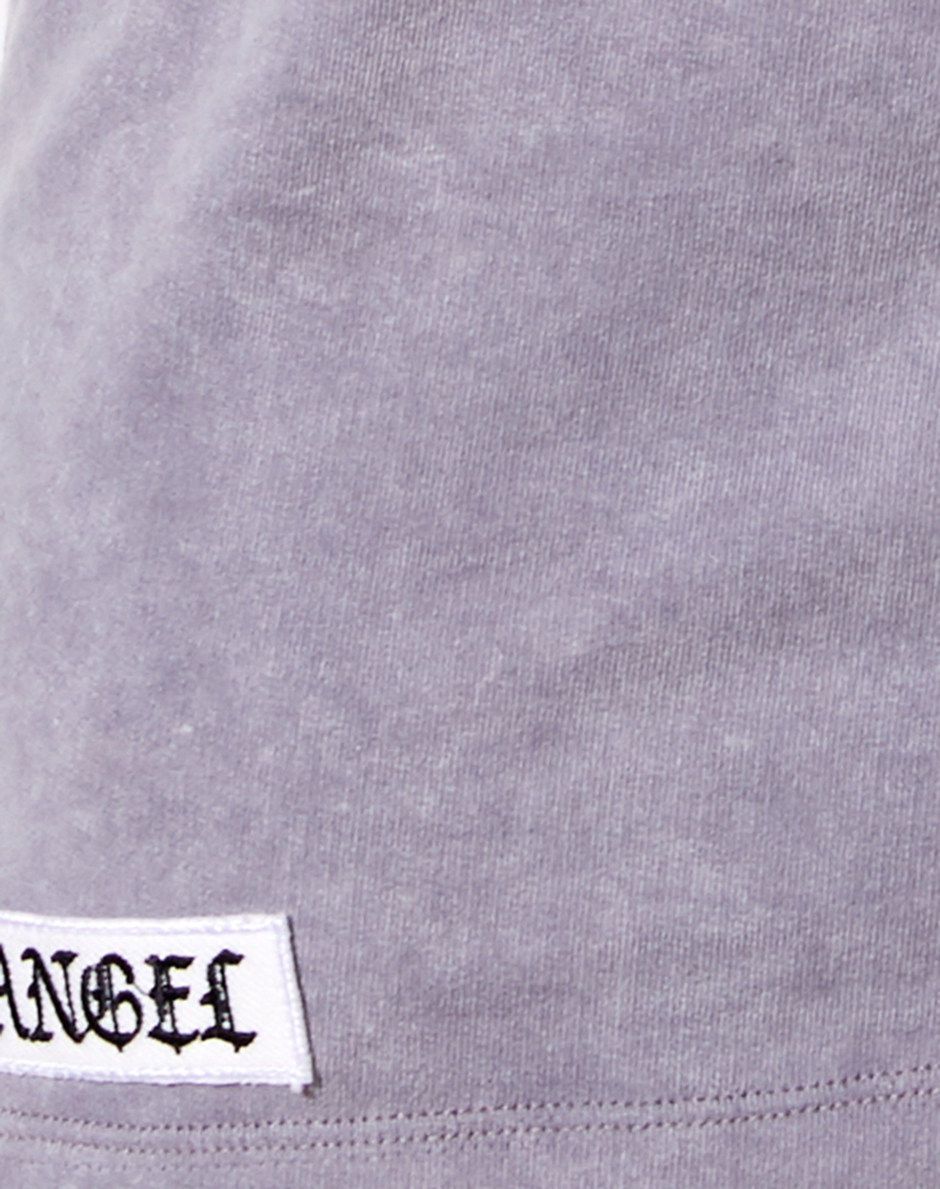 Sami Mini Skirt in Grey Wash 'Angel' Embro Label