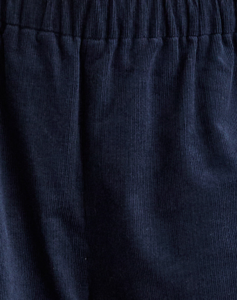 Sasiya Waistband Trouser in Cord Navy
