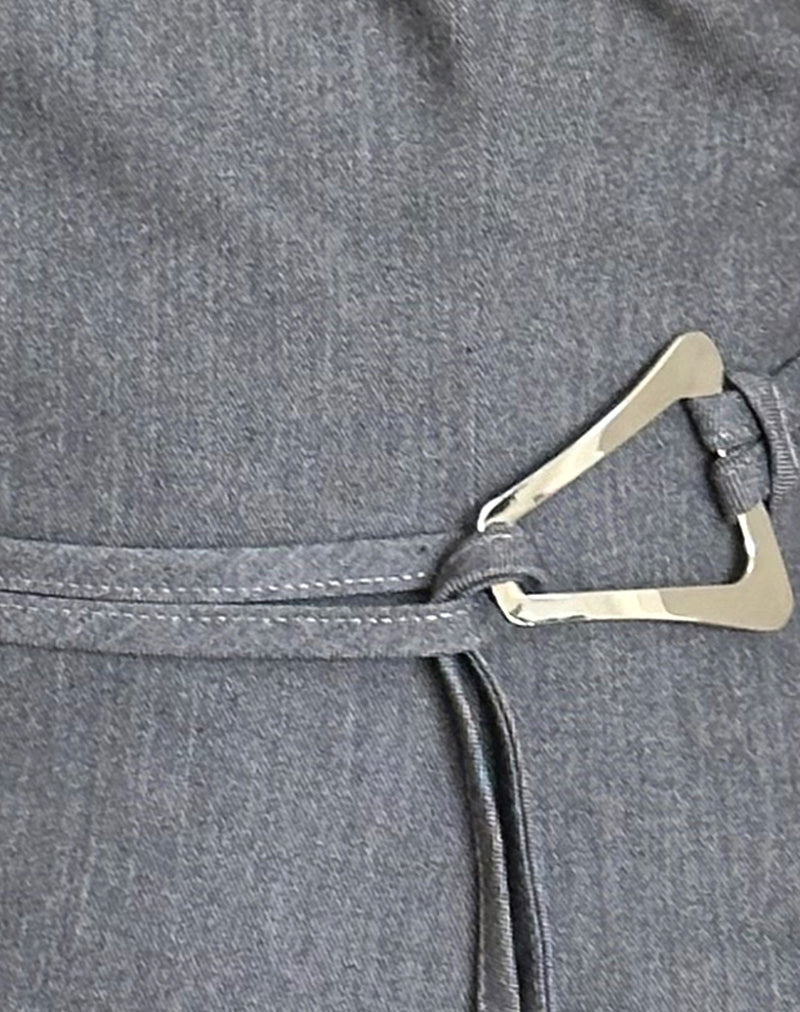 Sayaka One Shoulder Top in Tailoring Charcoal