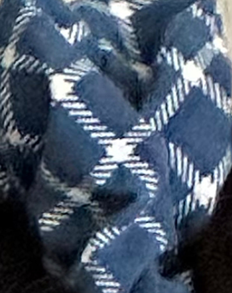 Scrunchie in Navy Tartan