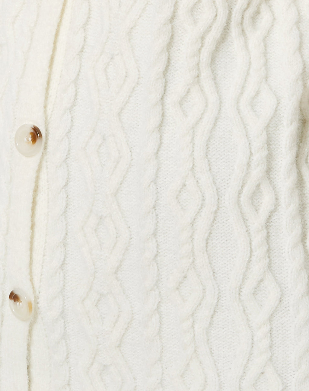 Selvi Cardi in Knit Ivory