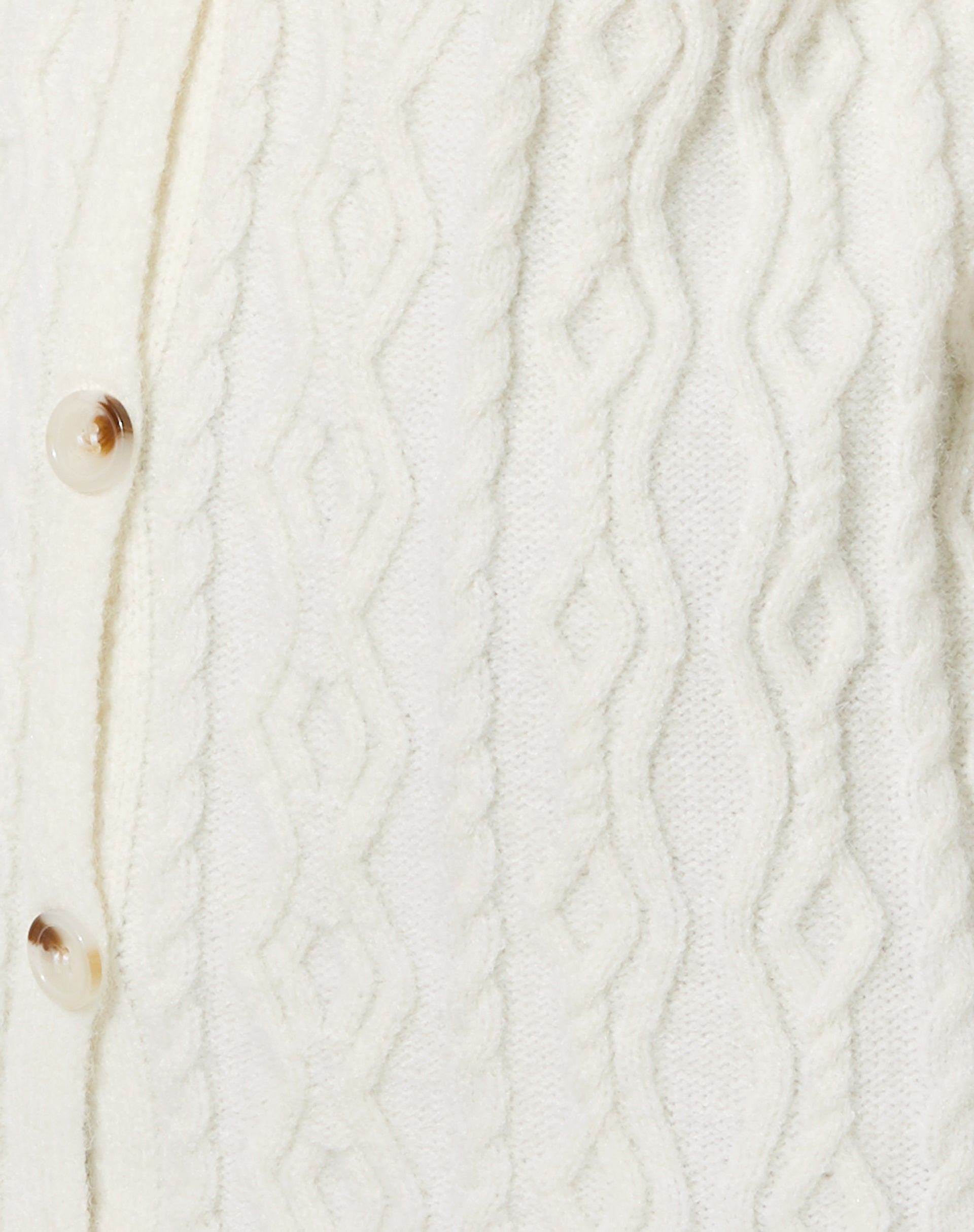 Selvi Cardi in Knit Ivory