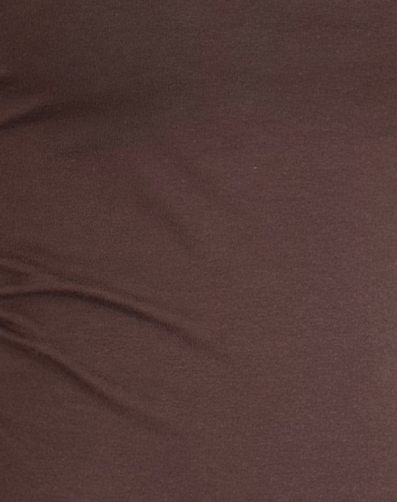 Shaelo Bandeau Top in Deep Mahogany