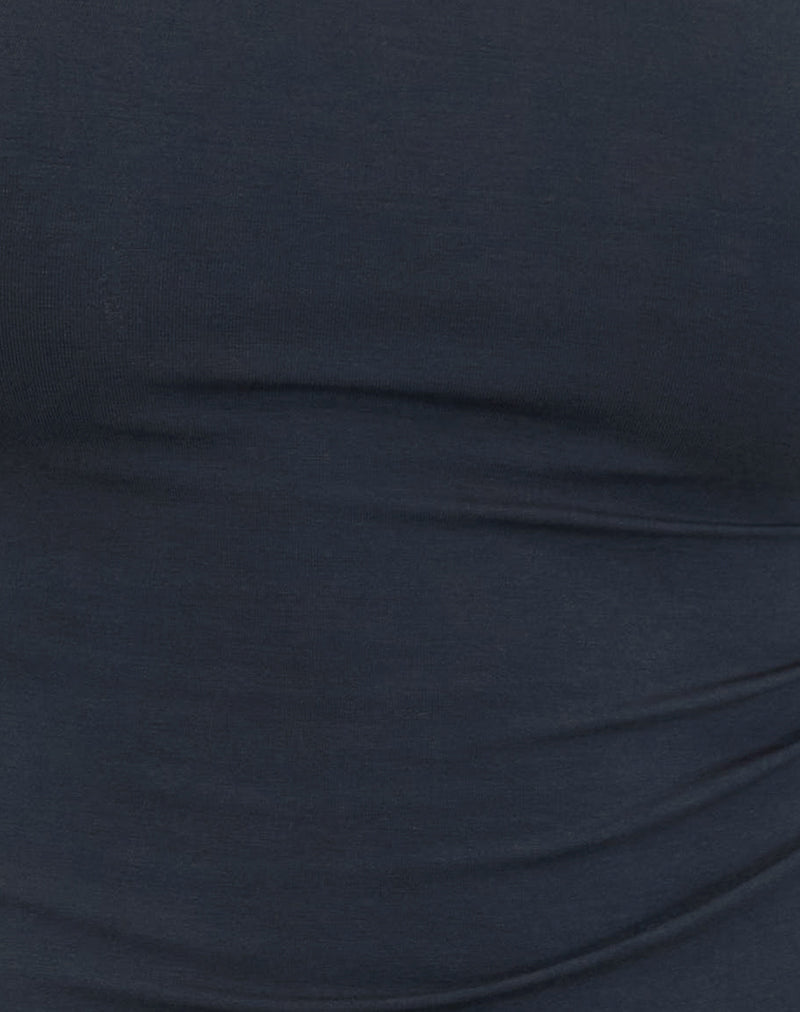 Shalas Halter Top in Jersey Ocean Storm