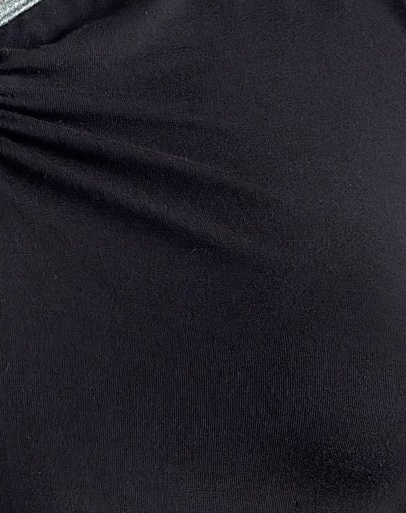 Sharena O Ring Vest Top in Black