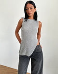 Shartina Tank Top in Grey Knit