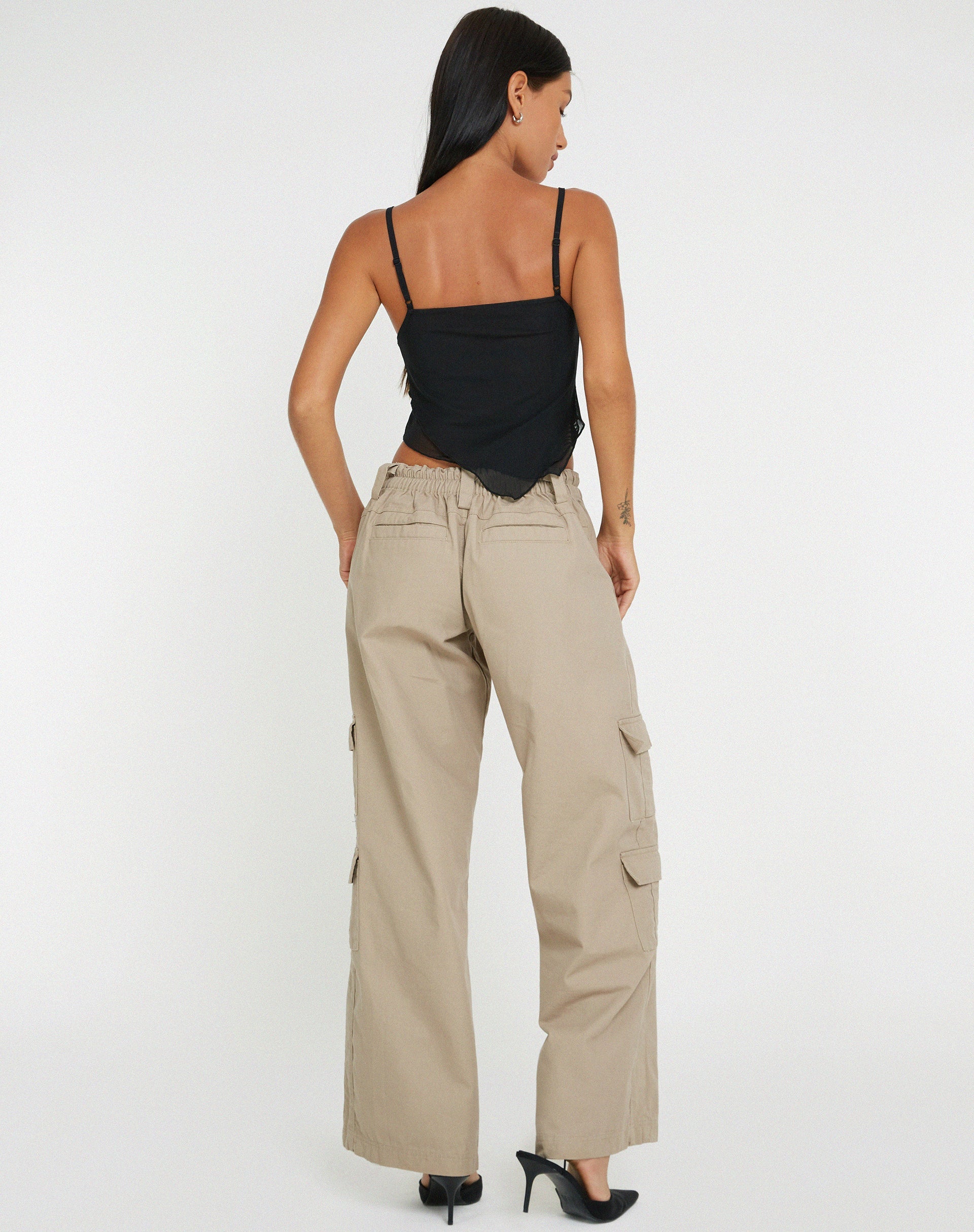 Shindu Top in Mesh Black