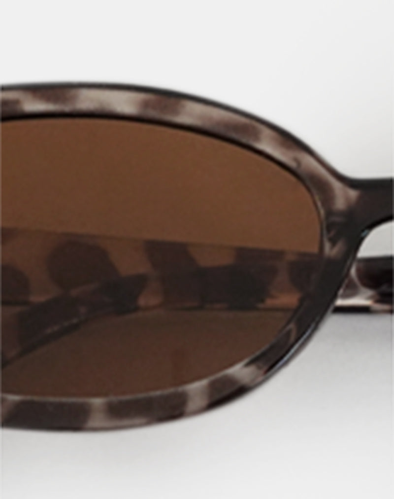 Silveta Sunglasses in Opaque Tortoise Shell